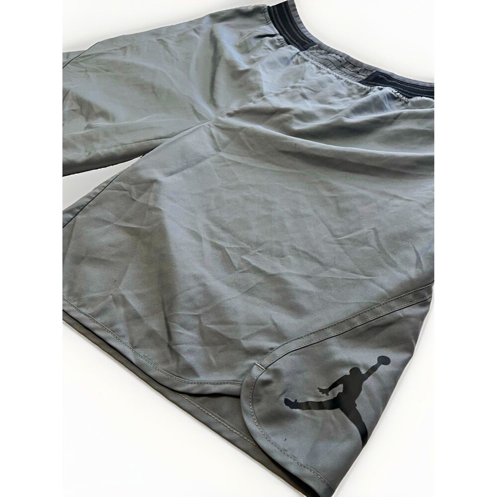 Jordan Dri-FIT Men's Athletic Basketball Shorts 2XL Big & Tall Gray/Black